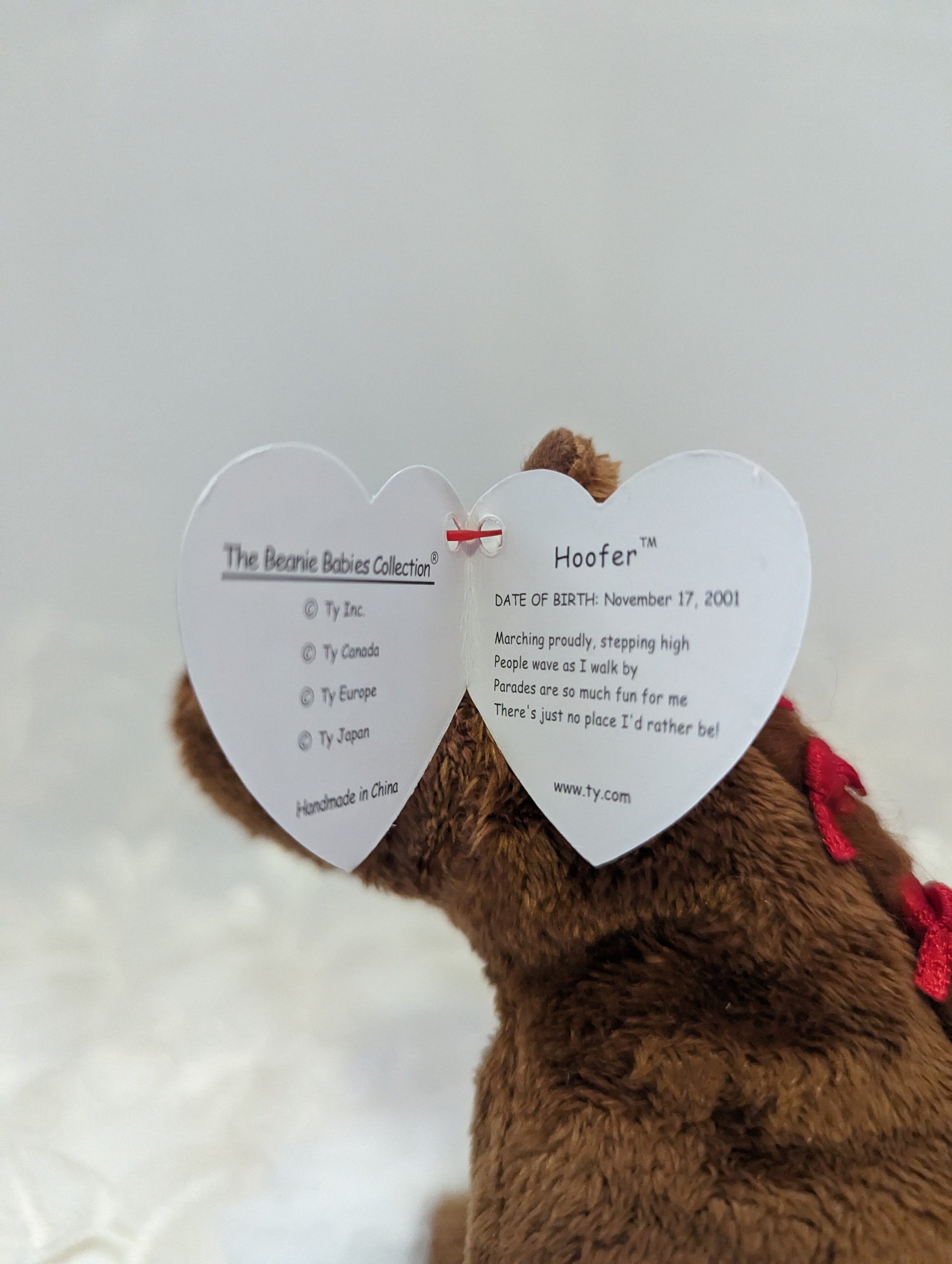 Ty Beanie Baby - Hoofer The Horse (6in) - Vintage Beanies Canada