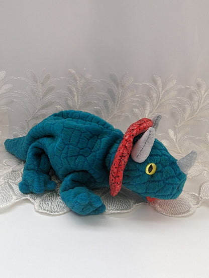 Ty Beanie Baby - Hornsley The Triceratops Dinosaur (8.5in) - Vintage Beanies Canada