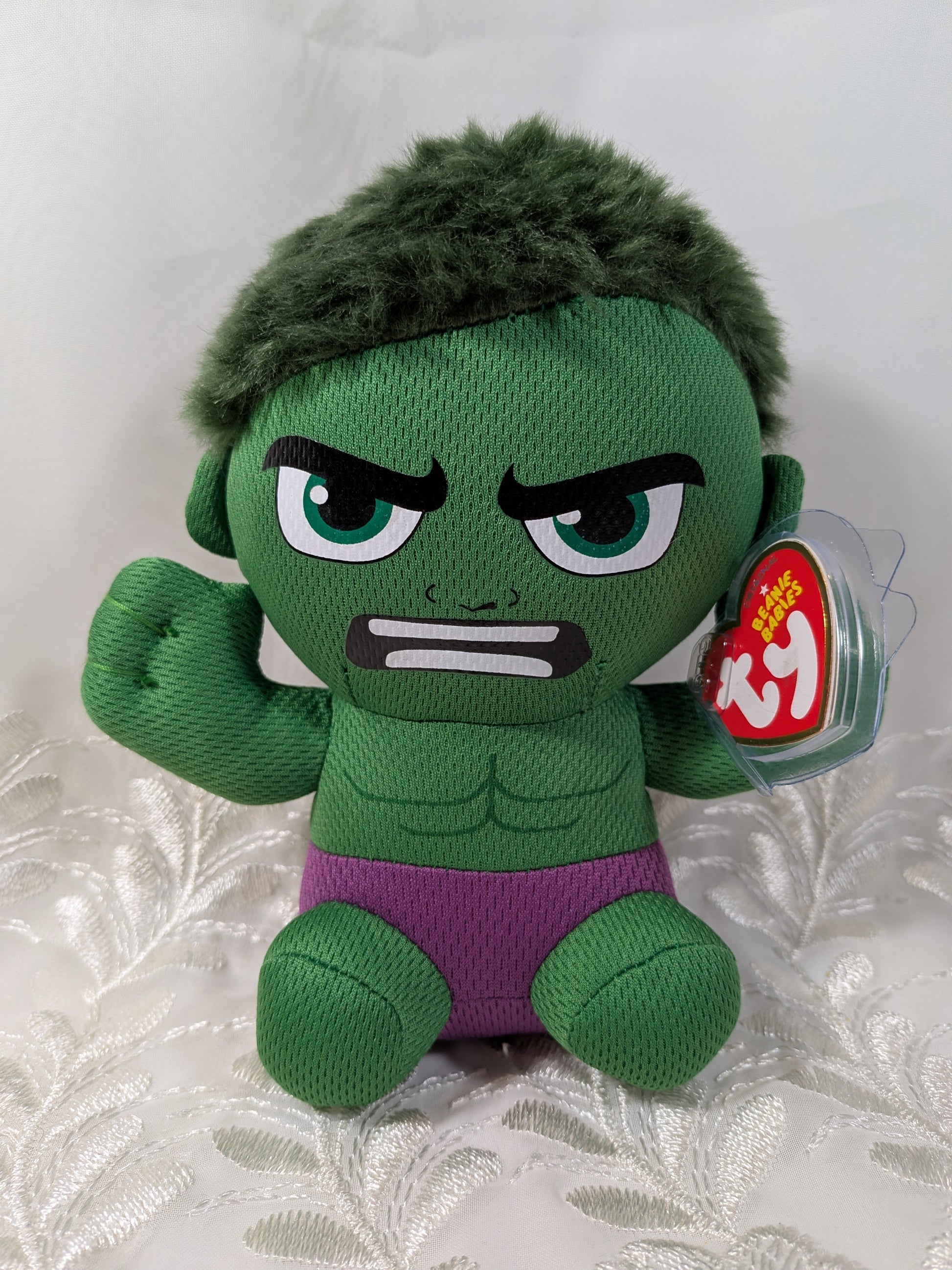 Ty Beanie Baby - Hulk From Marvel (6in) - Vintage Beanies Canada