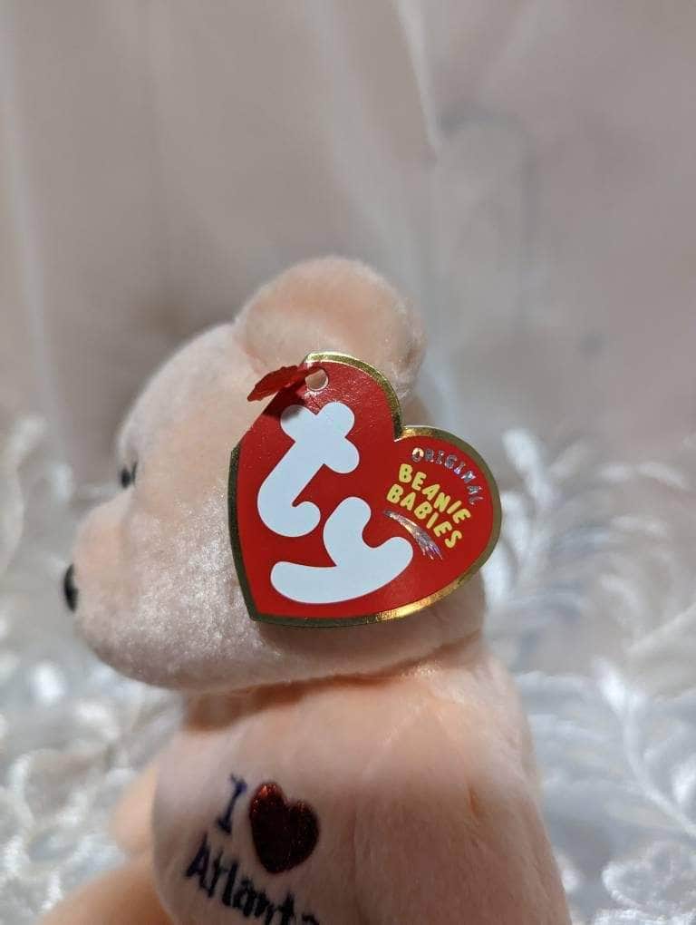 Ty Beanie Baby - I love Atlanta The Bear - Near Mint (8.5) - Vintage Beanies Canada