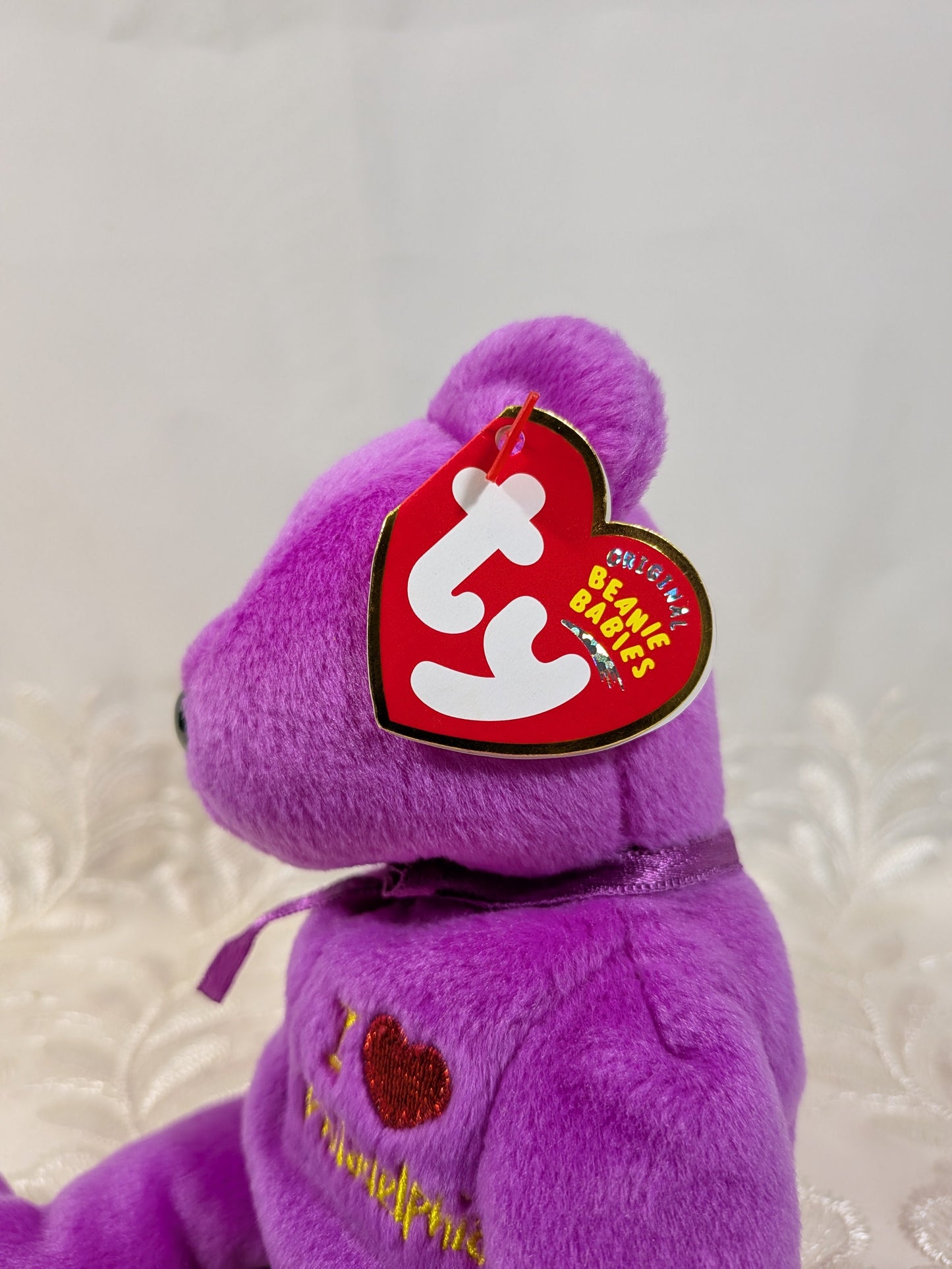 Ty Beanie Baby - I love Philadelphia the bear (8.5in) - Vintage Beanies Canada
