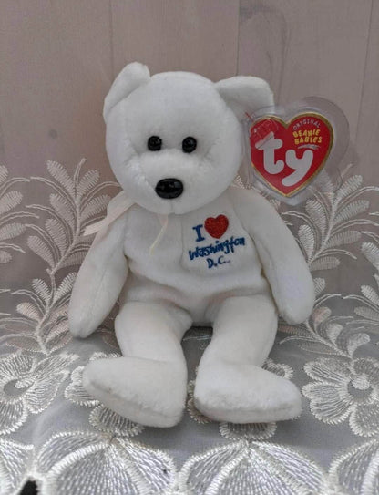 Ty Beanie Baby - I Love Washington DC The Bear (8.5in) - Vintage Beanies Canada