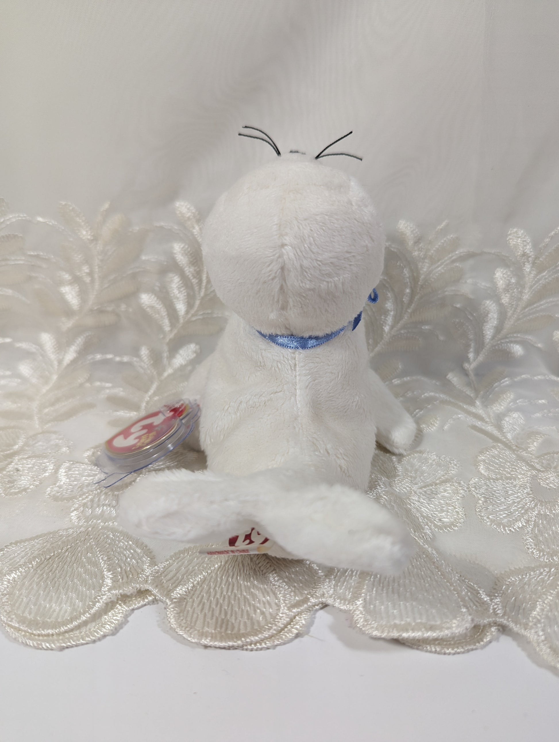 Ty Beanie Baby - Icing the White Seal (6.5 in) Non - mint Tag - Vintage Beanies Canada