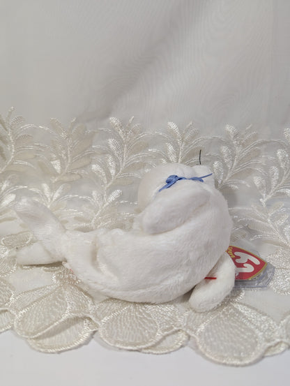 Ty Beanie Baby - Icing the White Seal (6.5 in) Non - mint Tag - Vintage Beanies Canada