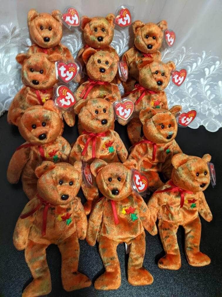Ty Beanie Baby - Kanata the bear - Choose from B.C. Alberta Saskatchewan Manitoba Ontario Quebec New Brunswick PEI and the three territories - Vintage Beanies Canada