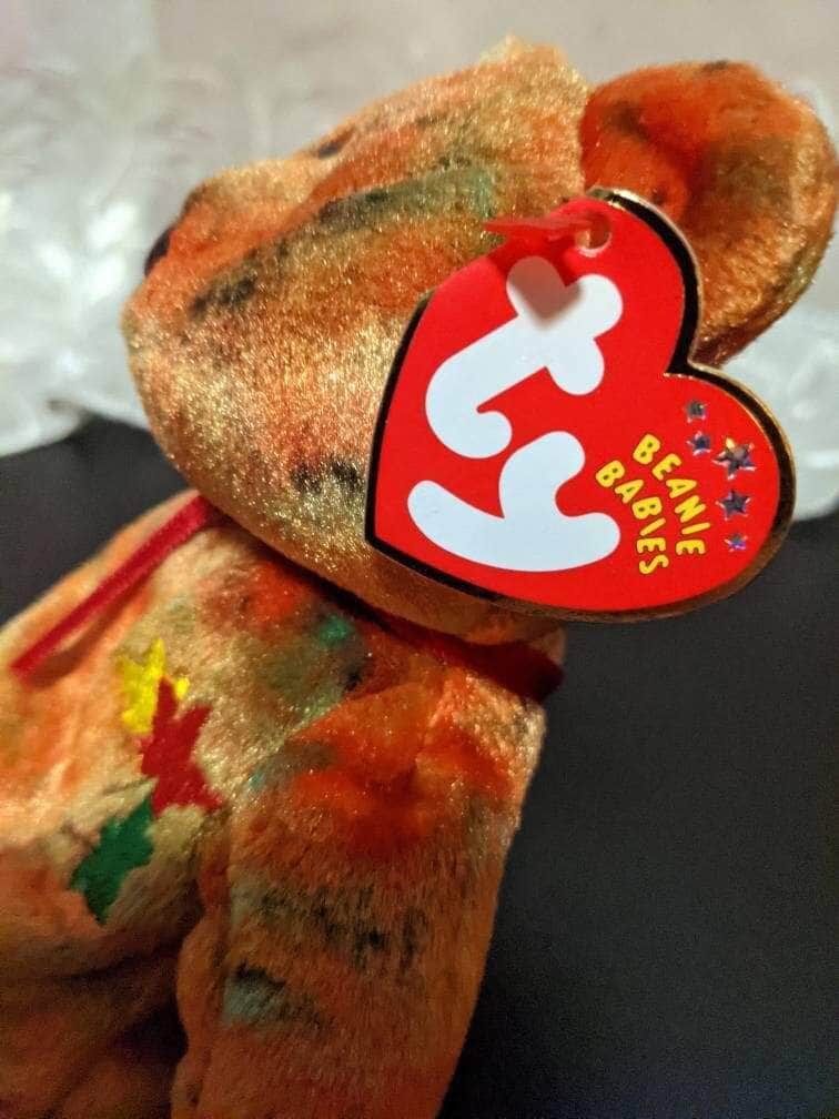 Ty Beanie Baby - Kanata the bear - Choose from B.C. Alberta Saskatchewan Manitoba Ontario Quebec New Brunswick PEI and the three territories - Vintage Beanies Canada