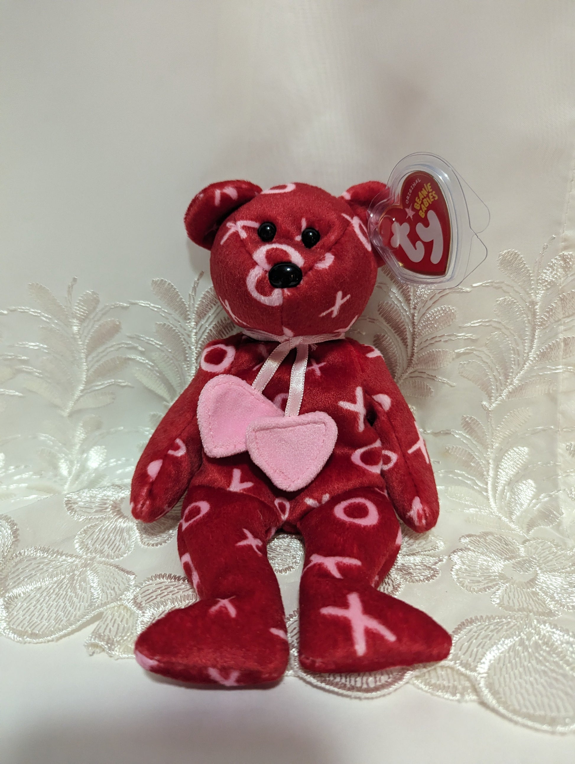 Ty Beanie Baby - Kiss-Kiss The Bear (8.5in) - Vintage Beanies Canada