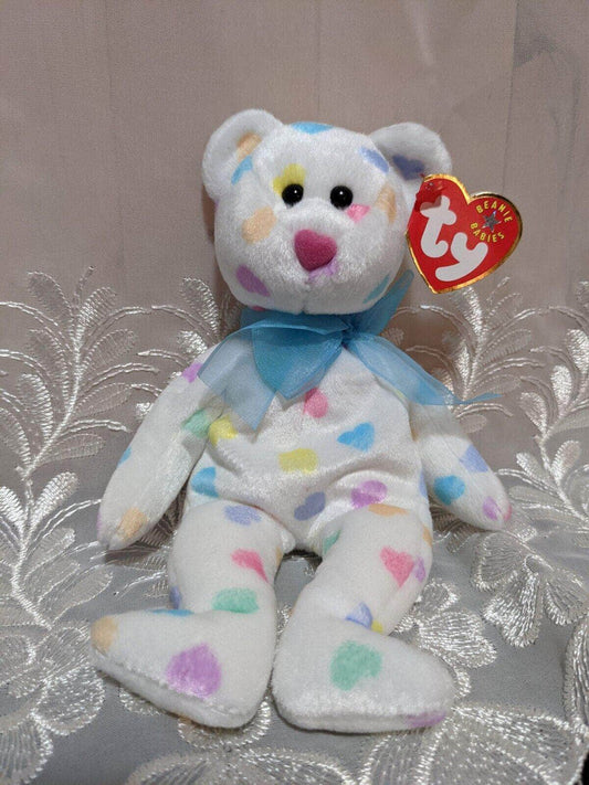 Ty Beanie Baby - Kissme the Valentines Bear (8.5in) - Vintage Beanies Canada