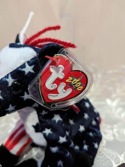 Ty Beanie Baby - Lefty 2000 The Donkey (6in) - Vintage Beanies Canada