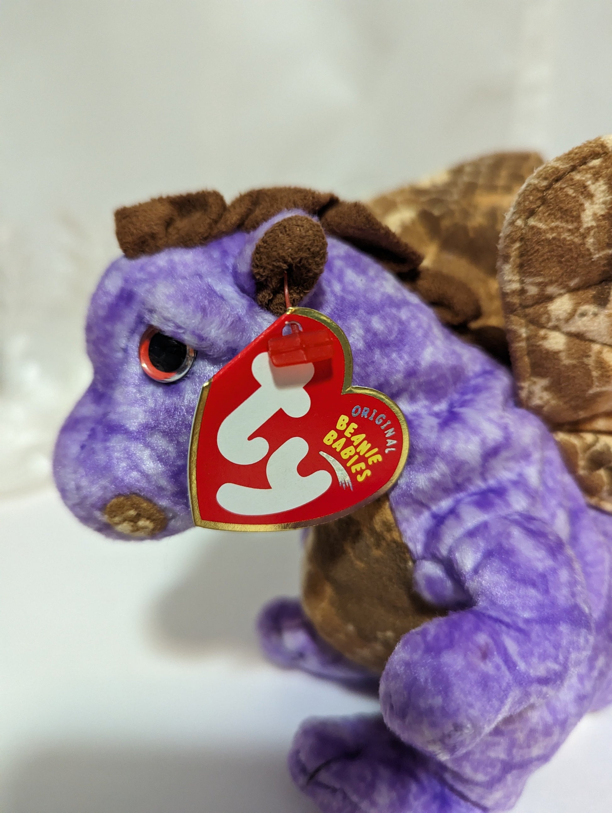 Ty Beanie Baby - Legend The Purple Dragon (6in) - Vintage Beanies Canada