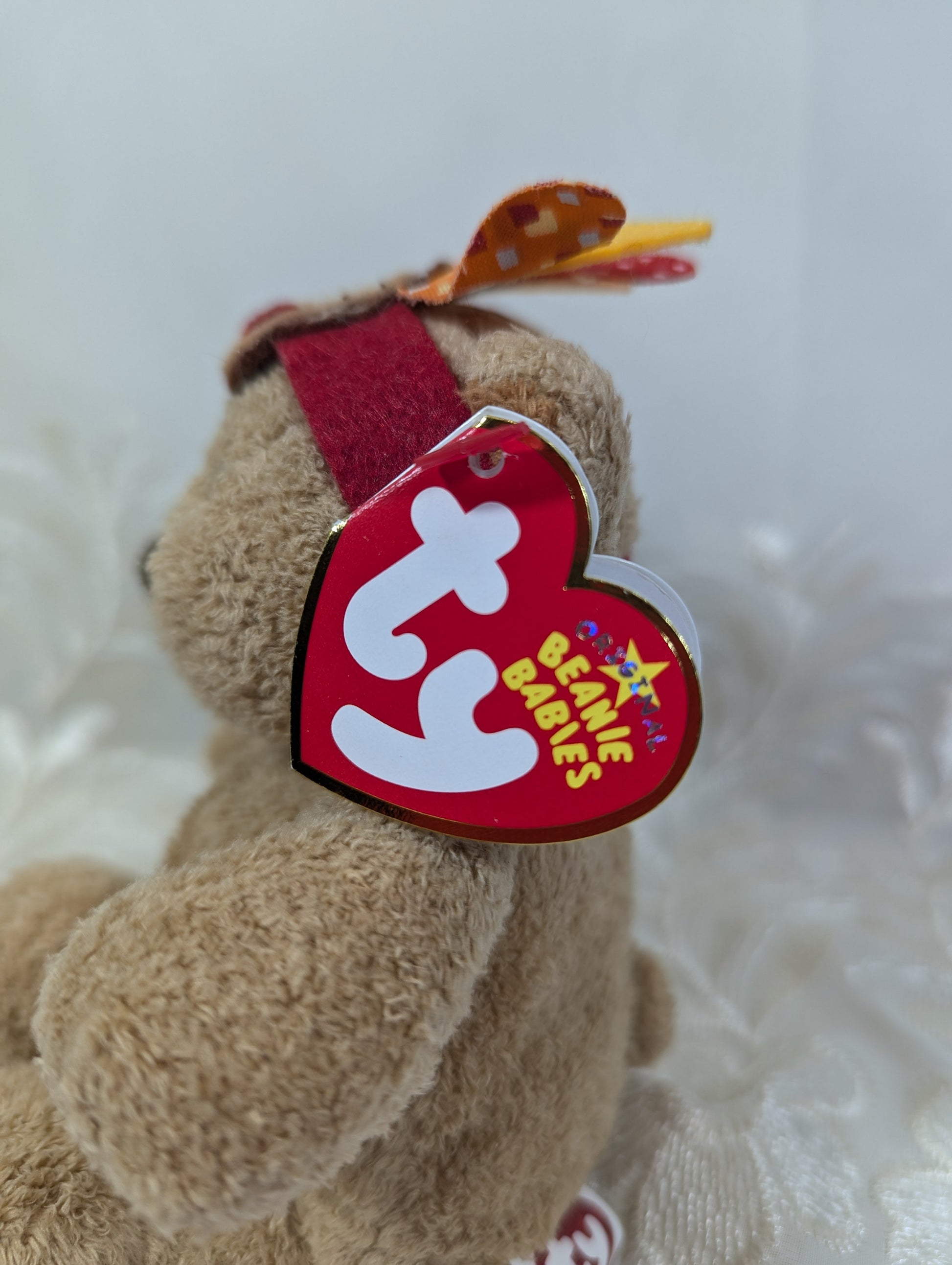 Ty Beanie Baby - Little Bear the Bear With Headdress (6.5in) - Vintage Beanies Canada