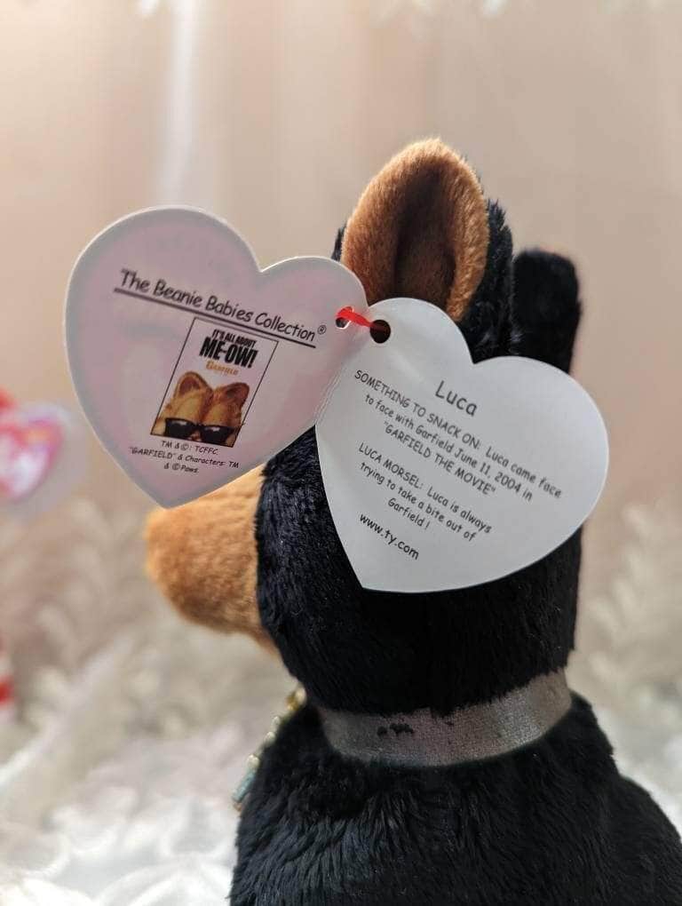 Ty Beanie Baby - Luca The Dog From The Garfield Movie (6in) - Vintage Beanies Canada