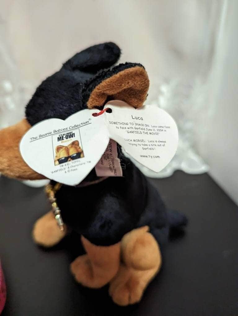 Ty Beanie Baby - Luca The Dog From The Garfield Movie (6in) - Vintage Beanies Canada