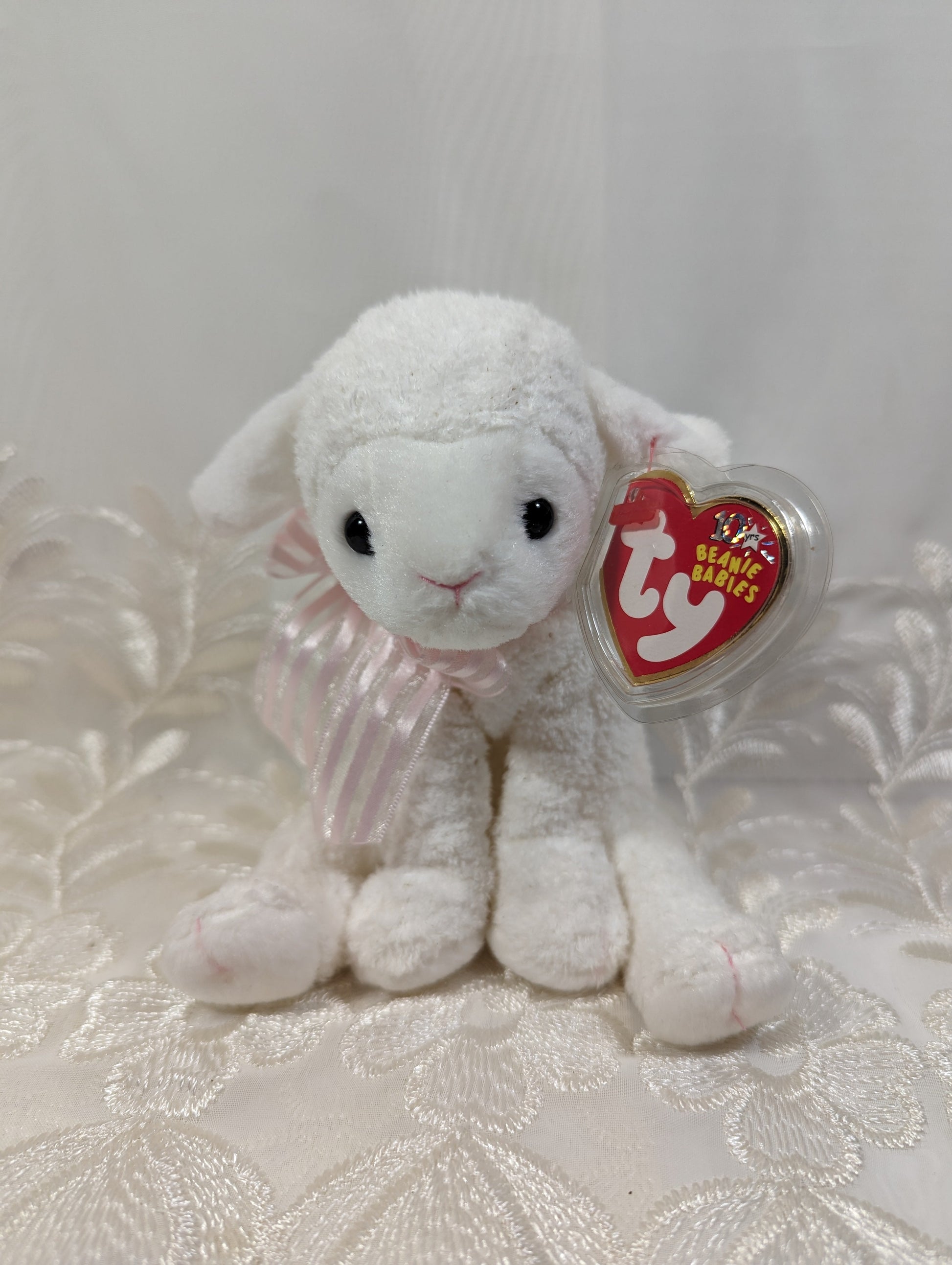 Ty Beanie Baby - Lullaby The Lamb (6in) - Vintage Beanies Canada