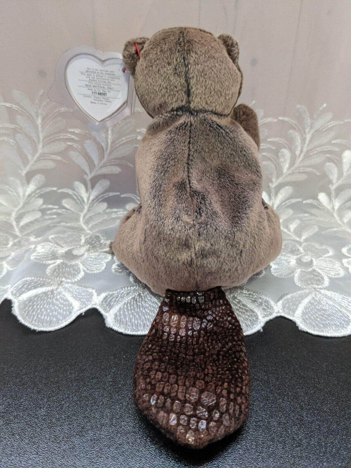 Ty Beanie Baby - Lumberjack The Beaver (6in) - Vintage Beanies Canada