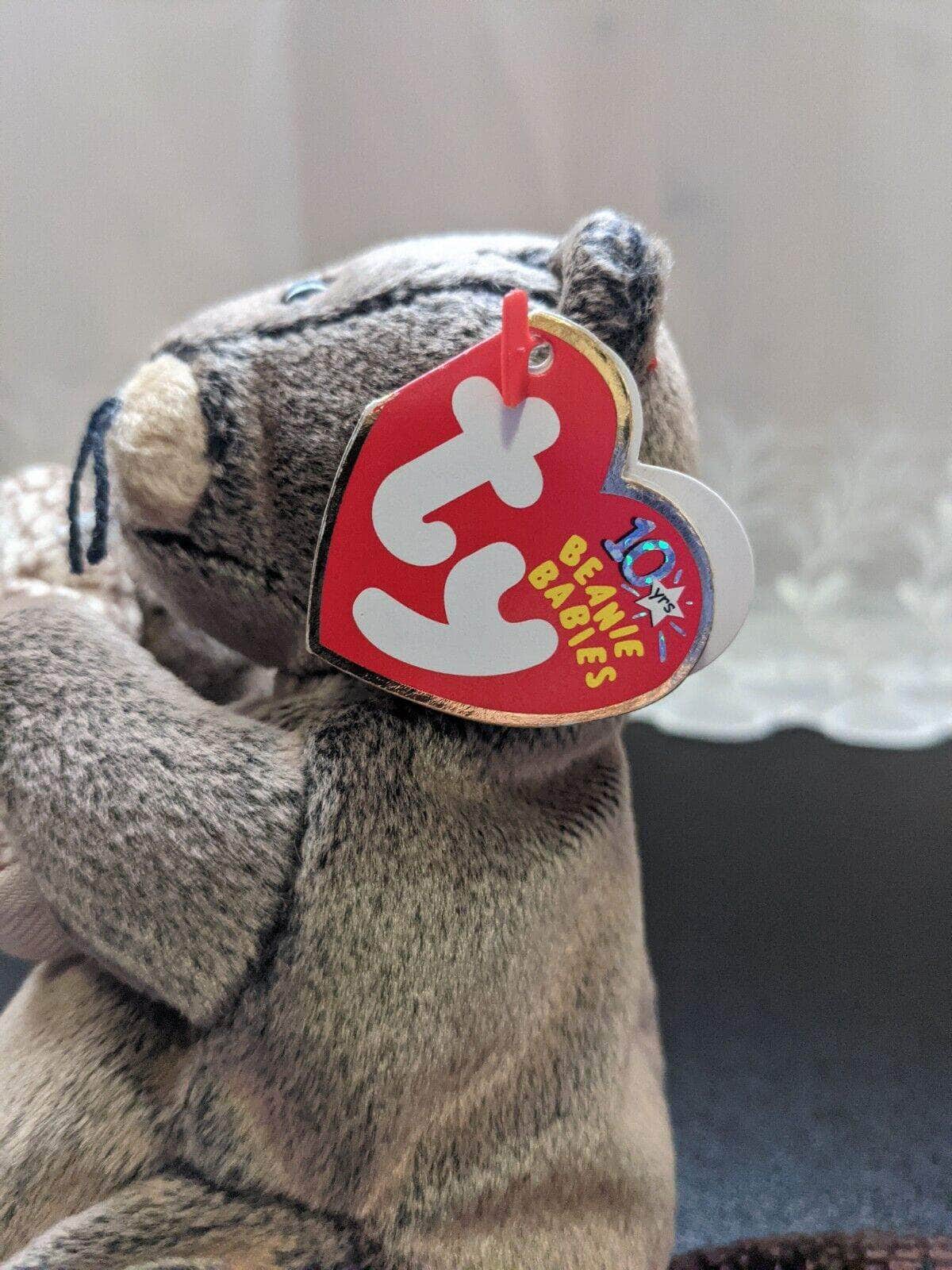 Ty Beanie Baby - Lumberjack The Beaver (6in) - Vintage Beanies Canada