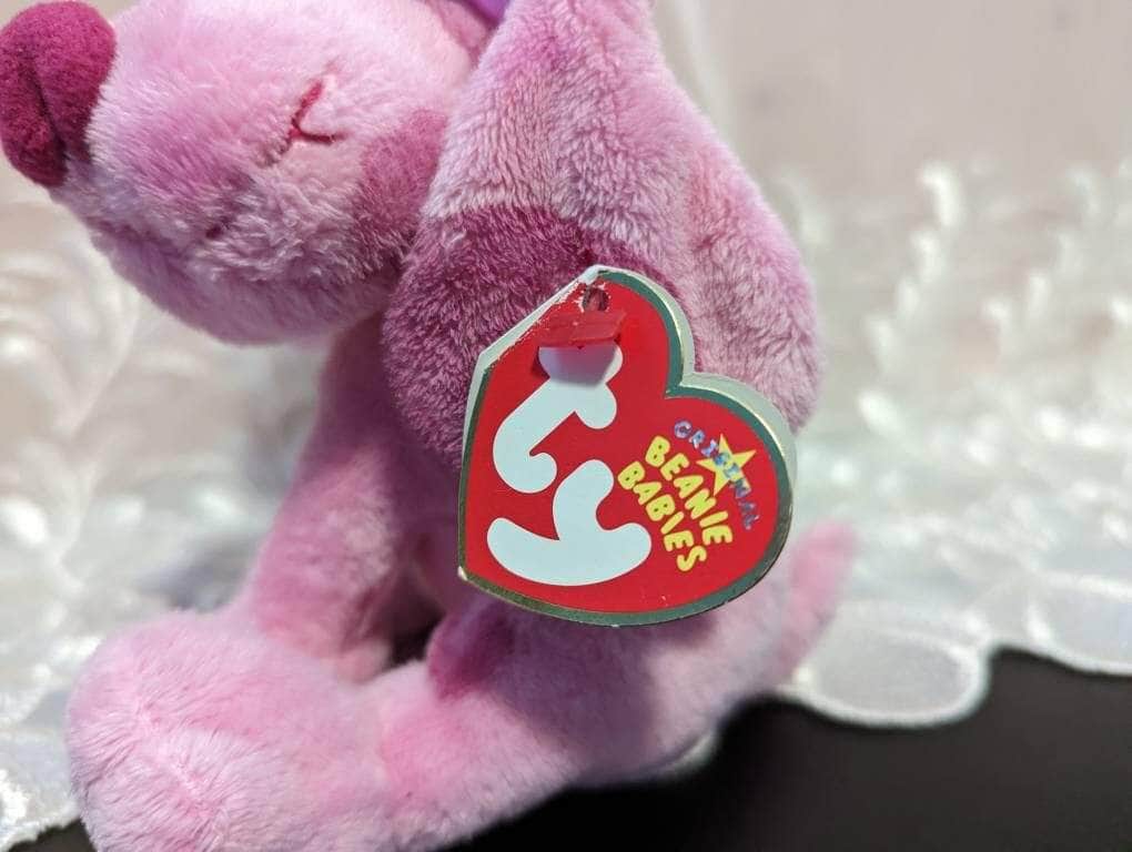 Ty Beanie Baby - Magenta The Dog From Blue's Clues (6in) - Vintage Beanies Canada
