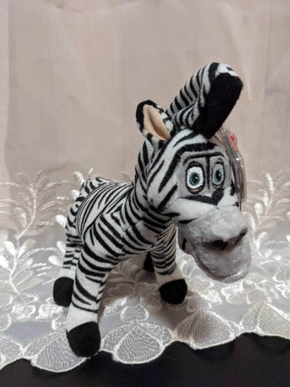 Ty Beanie Baby - Marty The Zebra From Madagascar 2 The Movie (7in) - Vintage Beanies Canada