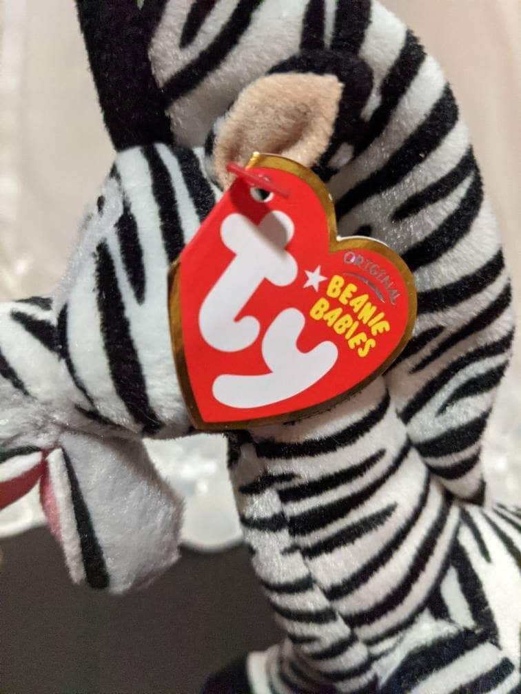 Ty Beanie Baby - Marty The Zebra From Madagascar 2 The Movie (7in) - Vintage Beanies Canada