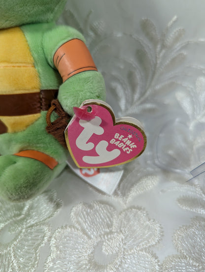 Ty Beanie Baby - Michelangelo The Teenage Mutant Ninja Turtles (6 in) Faded Tag - Vintage Beanies Canada