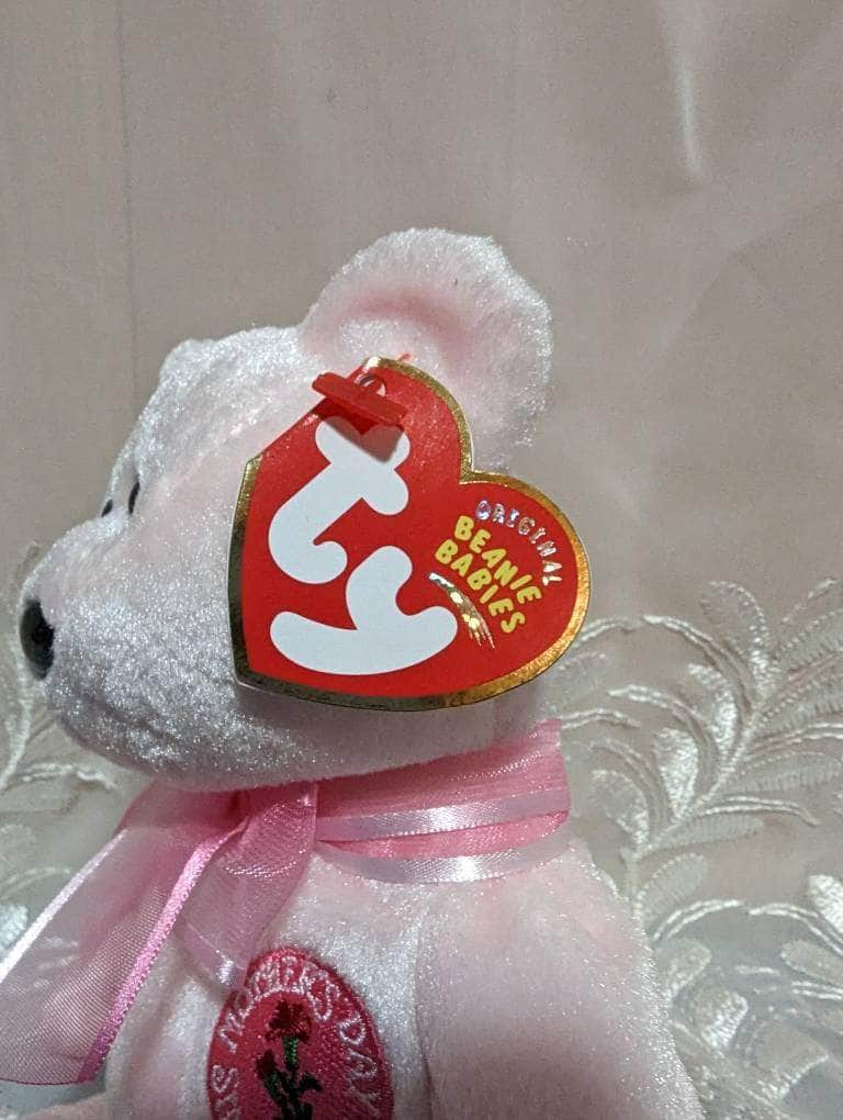 Ty Beanie Baby - Mom-e The Pink Mother's Day Bear (9in) - Vintage Beanies Canada