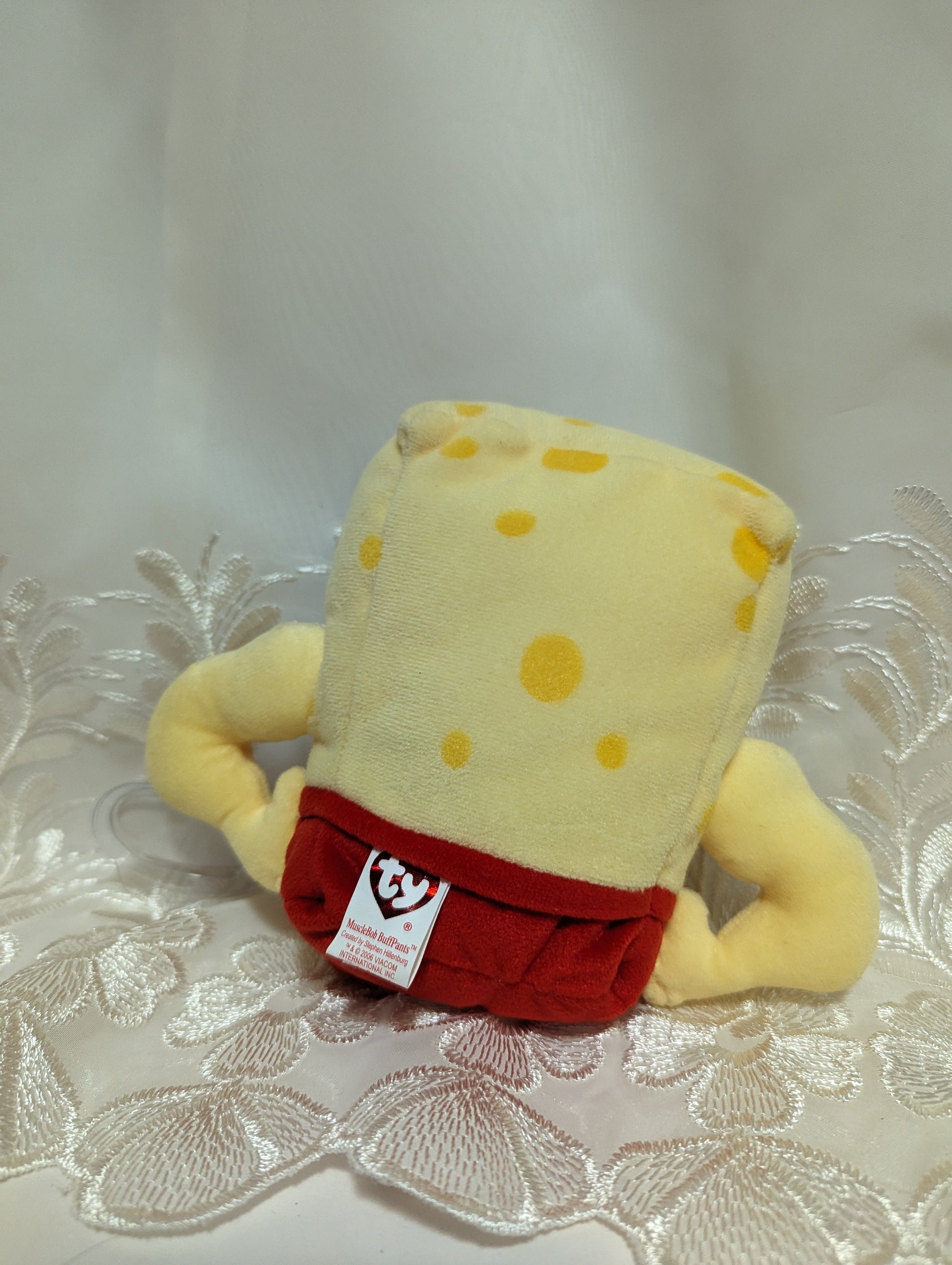 Ty Beanie Baby - Musclebob Buffpants SpongeBob (6in) Near Mint - Vintage Beanies Canada