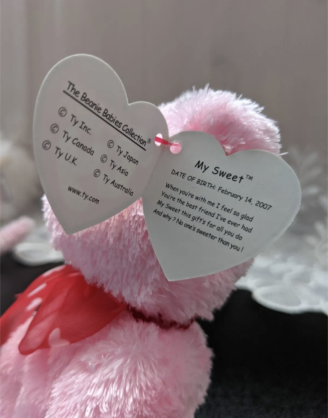 Ty Beanie Baby - My Sweets The Bear (8.5 in) - Vintage Beanies Canada