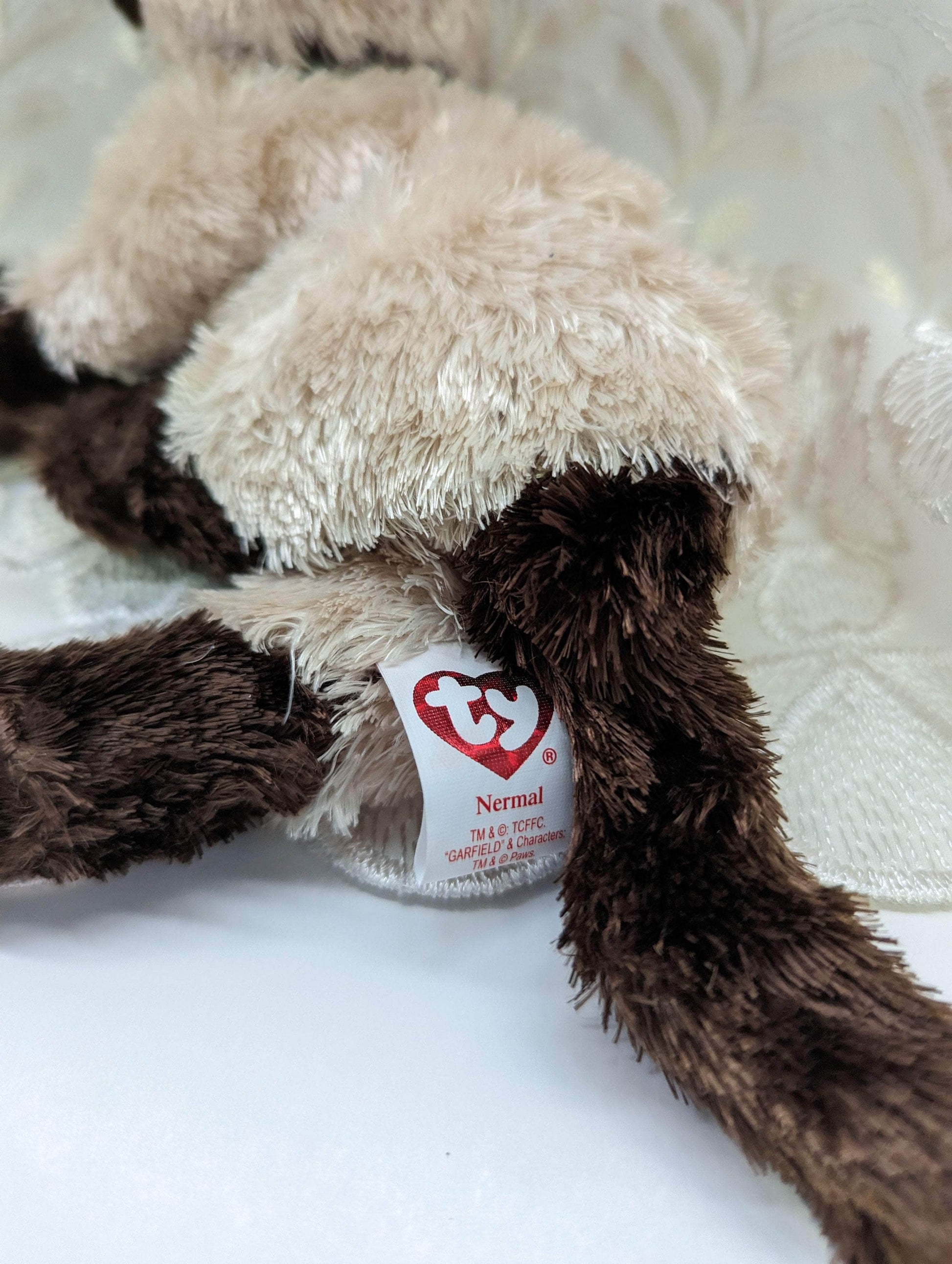 Ty Beanie Baby - Nermal The Cat From Garfield (8in) - Vintage Beanies Canada