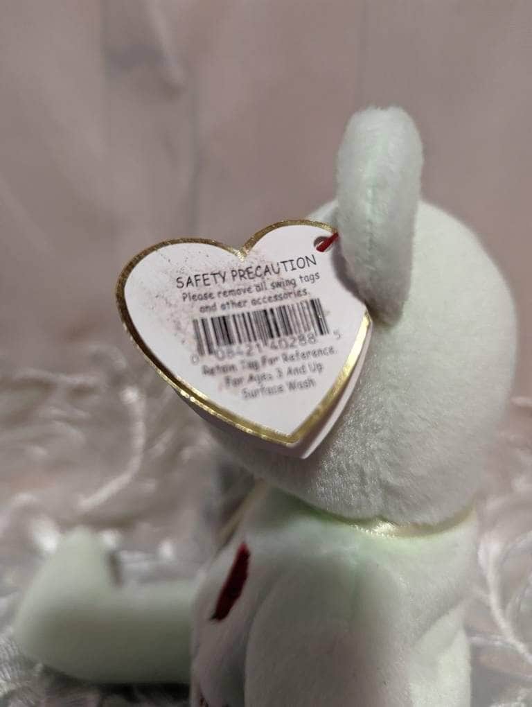Ty Beanie Baby - New York Rose The Bear (8.5in) Non-mint Hang Tag - Vintage Beanies Canada