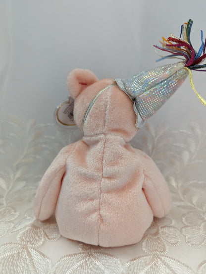Ty Beanie Baby - October The Birthday Bear With Hat (8.5in) - Vintage Beanies Canada