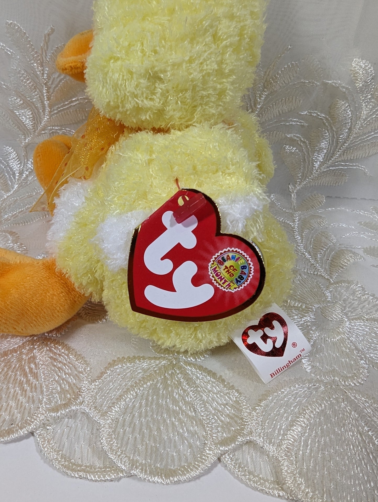 Ty Beanie Baby Of The Month - Billingham The Duck (5in) March 2006 - Vintage Beanies Canada