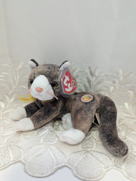 Ty Beanie Baby of the month - Cappuccino The Cat - May 2003 (8in) - Vintage Beanies Canada