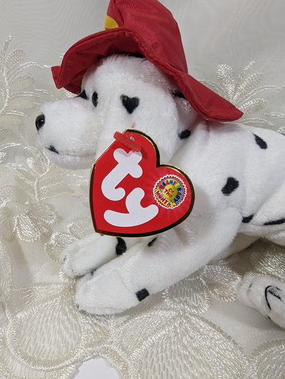 Ty Beanie Baby Of The Month - Fireplug The Dalmatian (6in) October 2004 - Vintage Beanies Canada