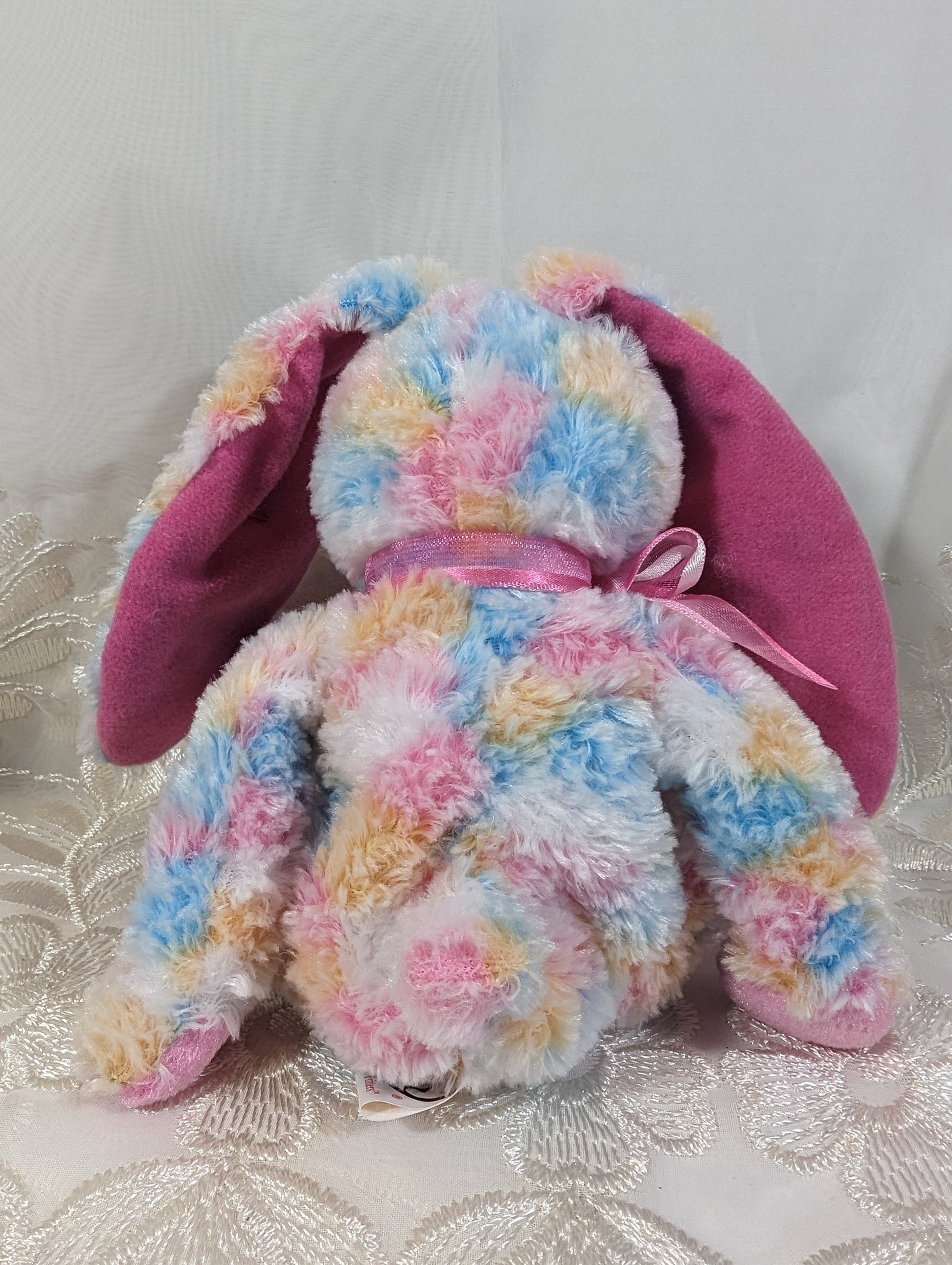 Ty Beanie Baby of the Month - Fritters The Colourful Bunny Rabbit (7.5in) March 2005 - Vintage Beanies Canada