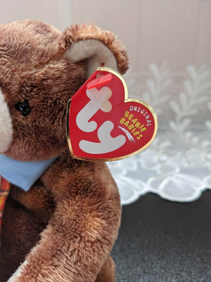 Ty Beanie Baby - Pappa 2004 The Father's Day Bear (6in) Near Mint - Vintage Beanies Canada