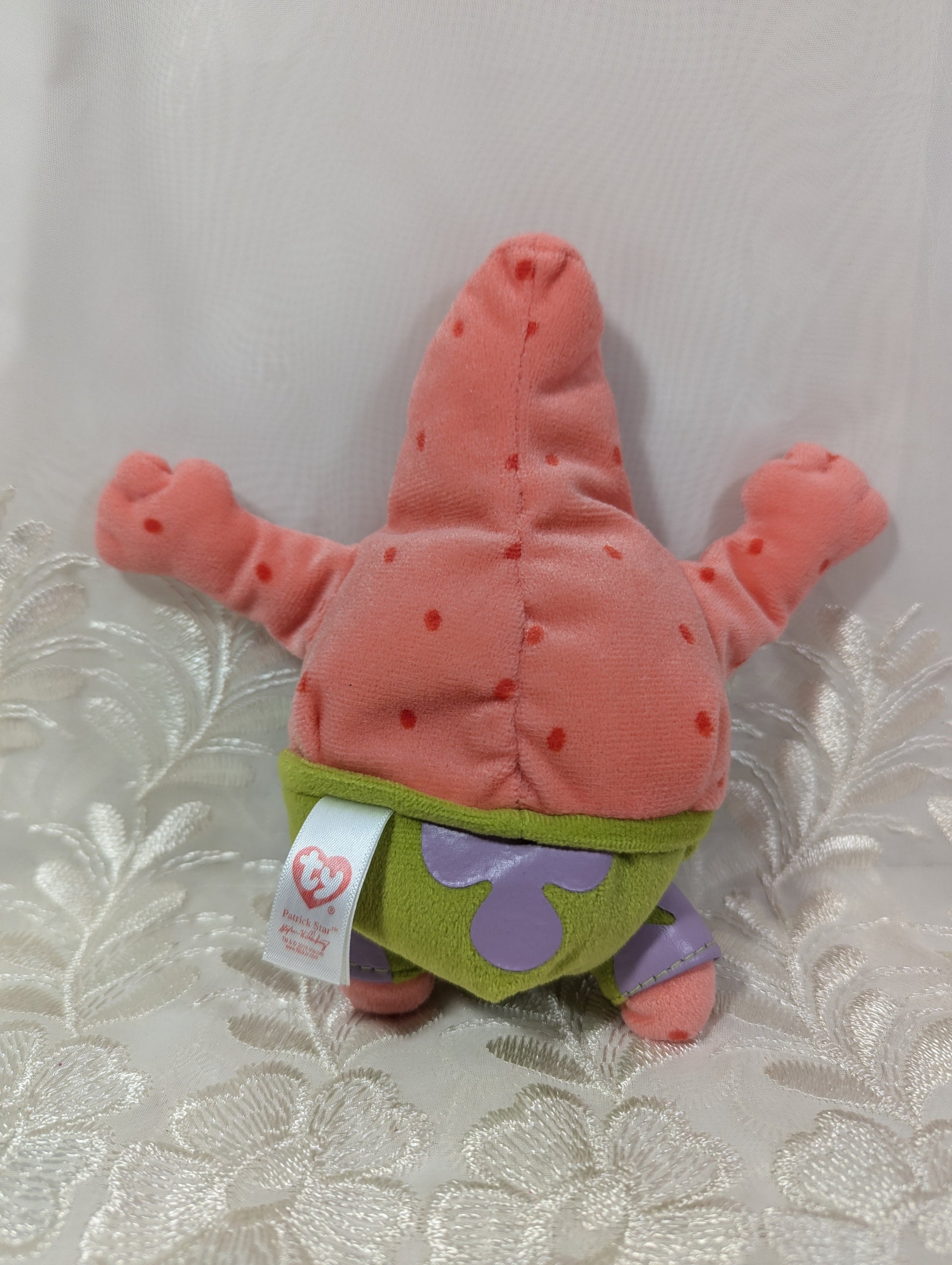 Ty Beanie Baby - Patrick Star from SpongeBob (7in) No Tag - Vintage Beanies Canada