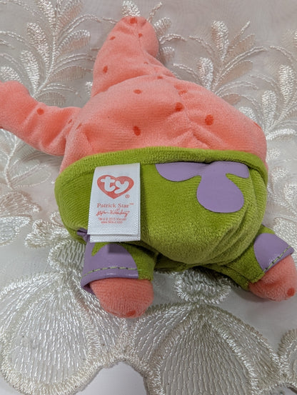 Ty Beanie Baby - Patrick Star from SpongeBob (7in) No Tag - Vintage Beanies Canada