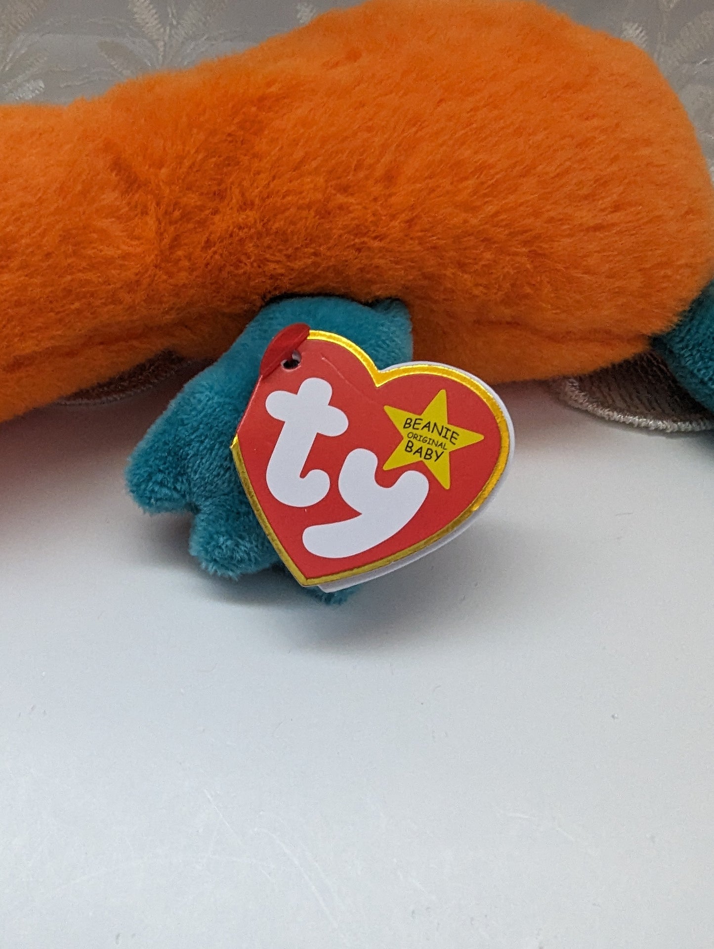 Ty Beanie Baby - Patti II The Orange Platypus - 30th Anniversary (9in) - Vintage Beanies Canada
