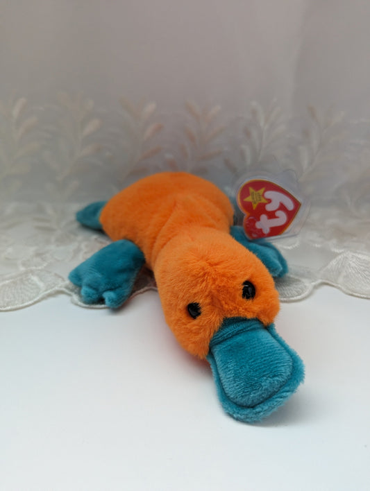 Ty Beanie Baby - Patti II The Orange Platypus - 30th Anniversary (9in) - Vintage Beanies Canada