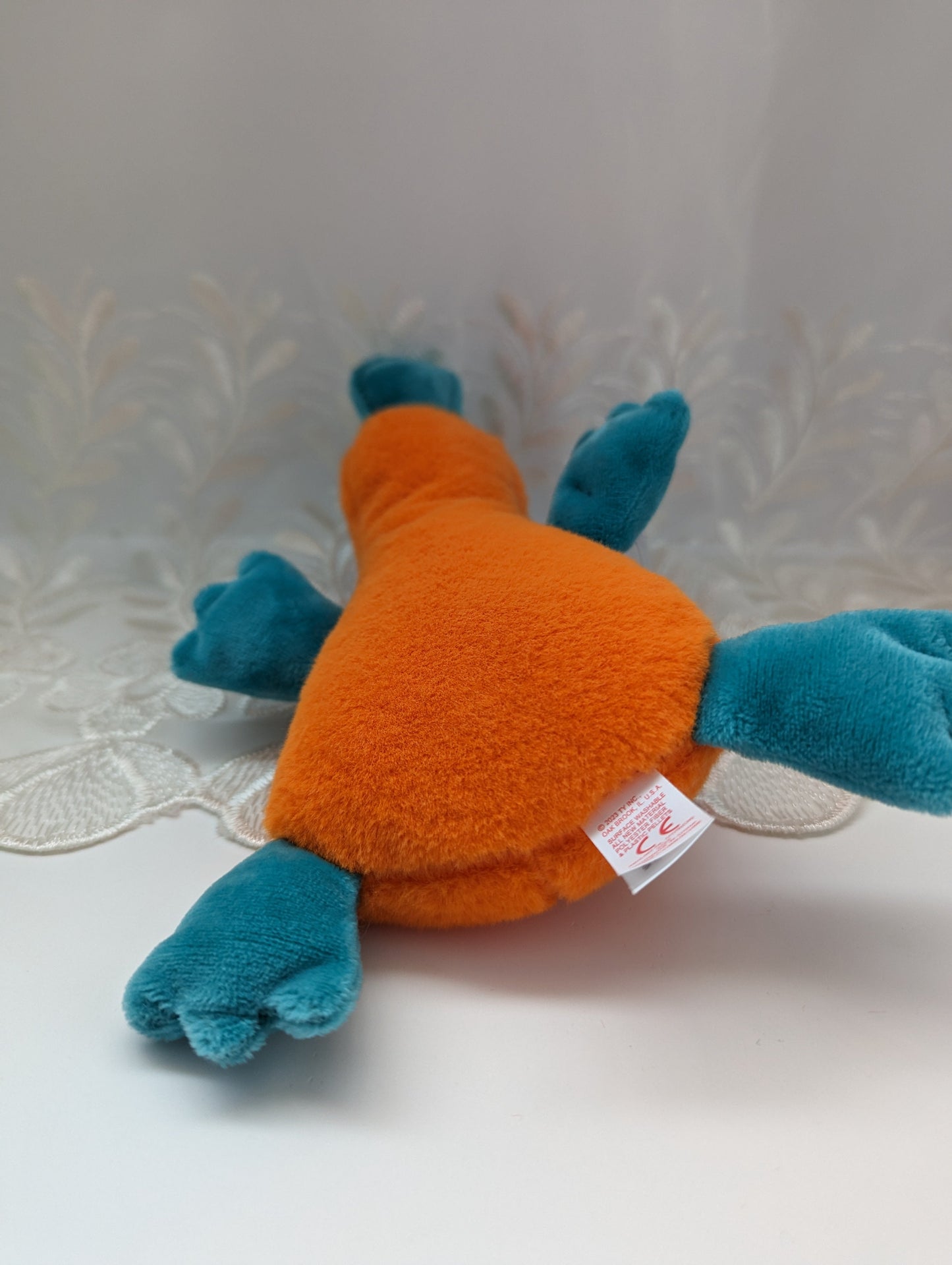 Ty Beanie Baby - Patti II The Orange Platypus - 30th Anniversary (9in) - Vintage Beanies Canada