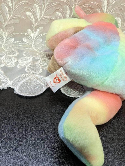 Ty Beanie Baby - Peace The Multi-colored Bear (8.5in) - Vintage Beanies Canada