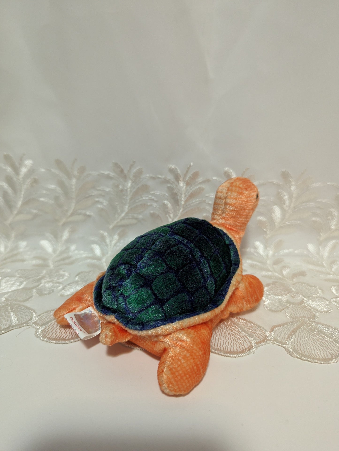 Ty Beanie Baby - Peekaboo The Orange Turtle (6.5in) - Vintage Beanies Canada