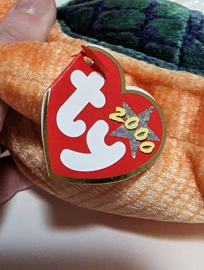 Ty Beanie Baby - Peekaboo The Orange Turtle (6.5in) - Vintage Beanies Canada