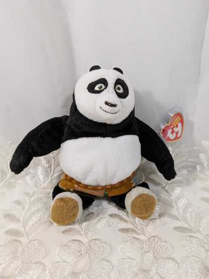 Ty Beanie Baby - Po the Panda from Kung Fu Panda (6in) Non-mint Tag - Vintage Beanies Canada