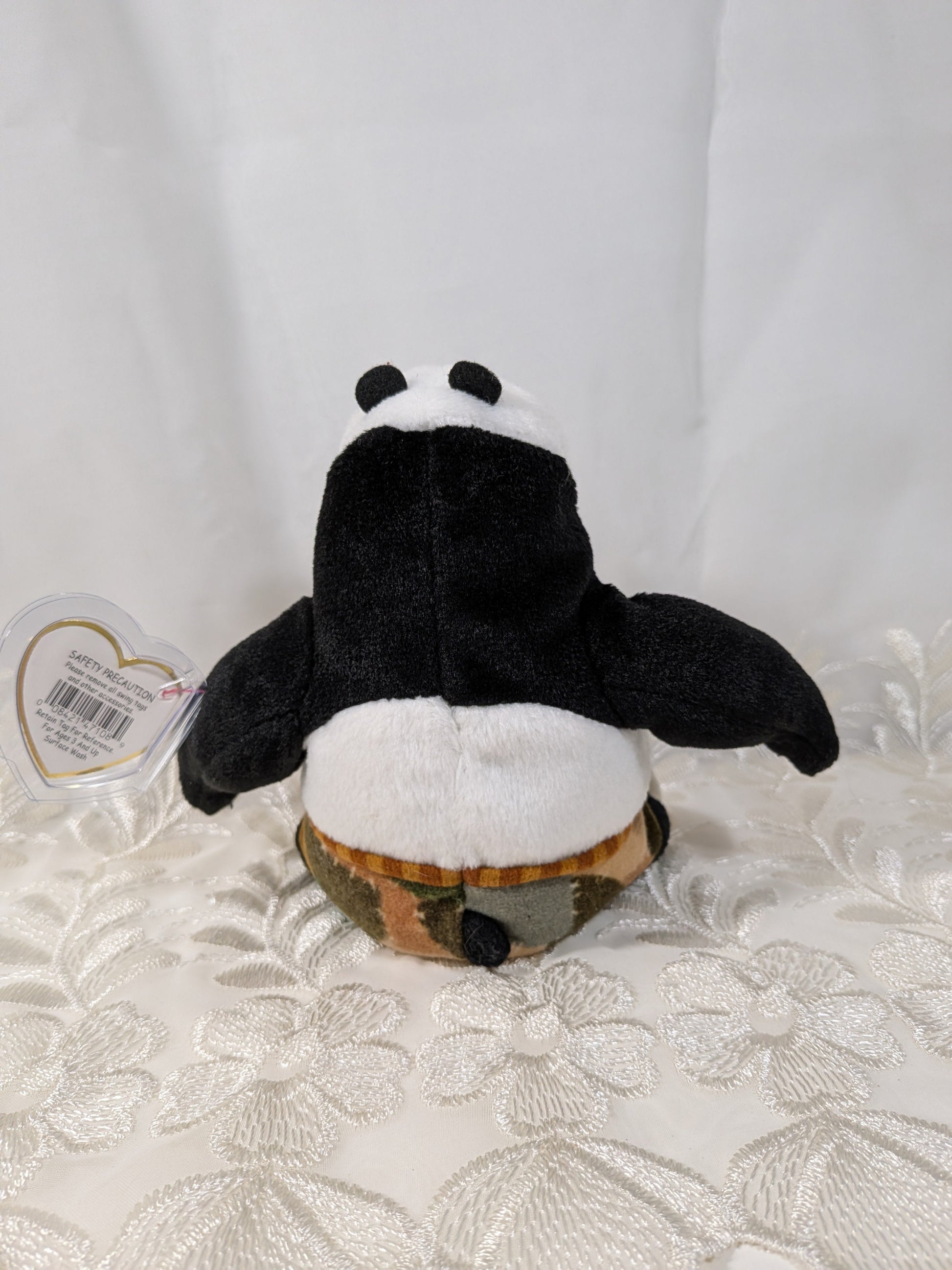 Ty Beanie Baby - Po the Panda from Kung Fu Panda (6in) Non-mint Tag - Vintage Beanies Canada