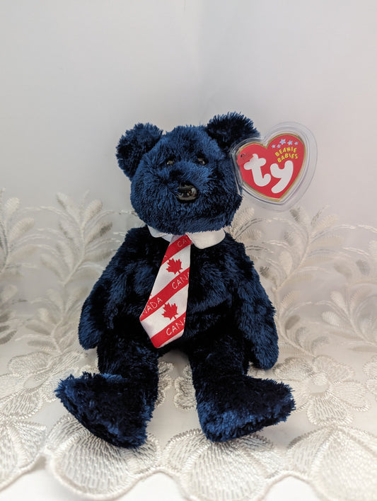 Ty Beanie Baby - Pops The Father's Day Bear (8.5in) Canadian Version - Vintage Beanies Canada