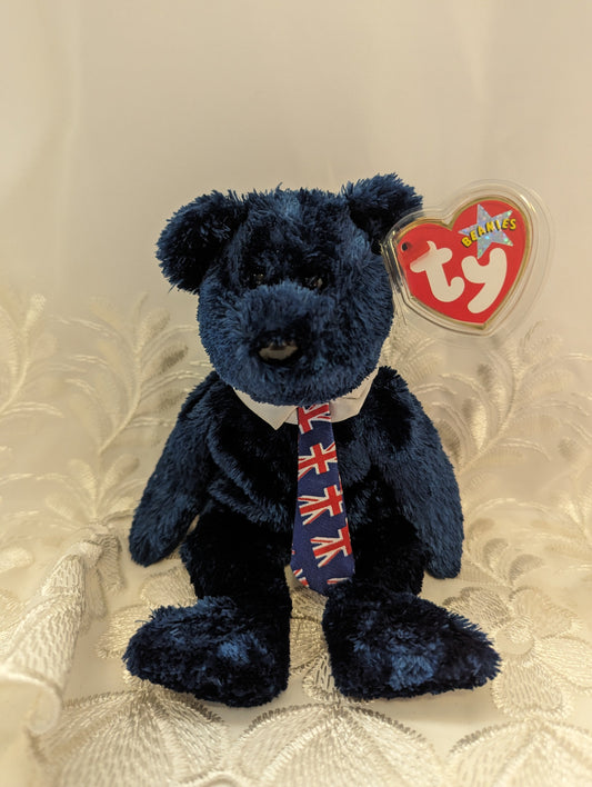 Ty Beanie Baby - Pops The Father's Day Bear (8.5in) UK version - Vintage Beanies Canada