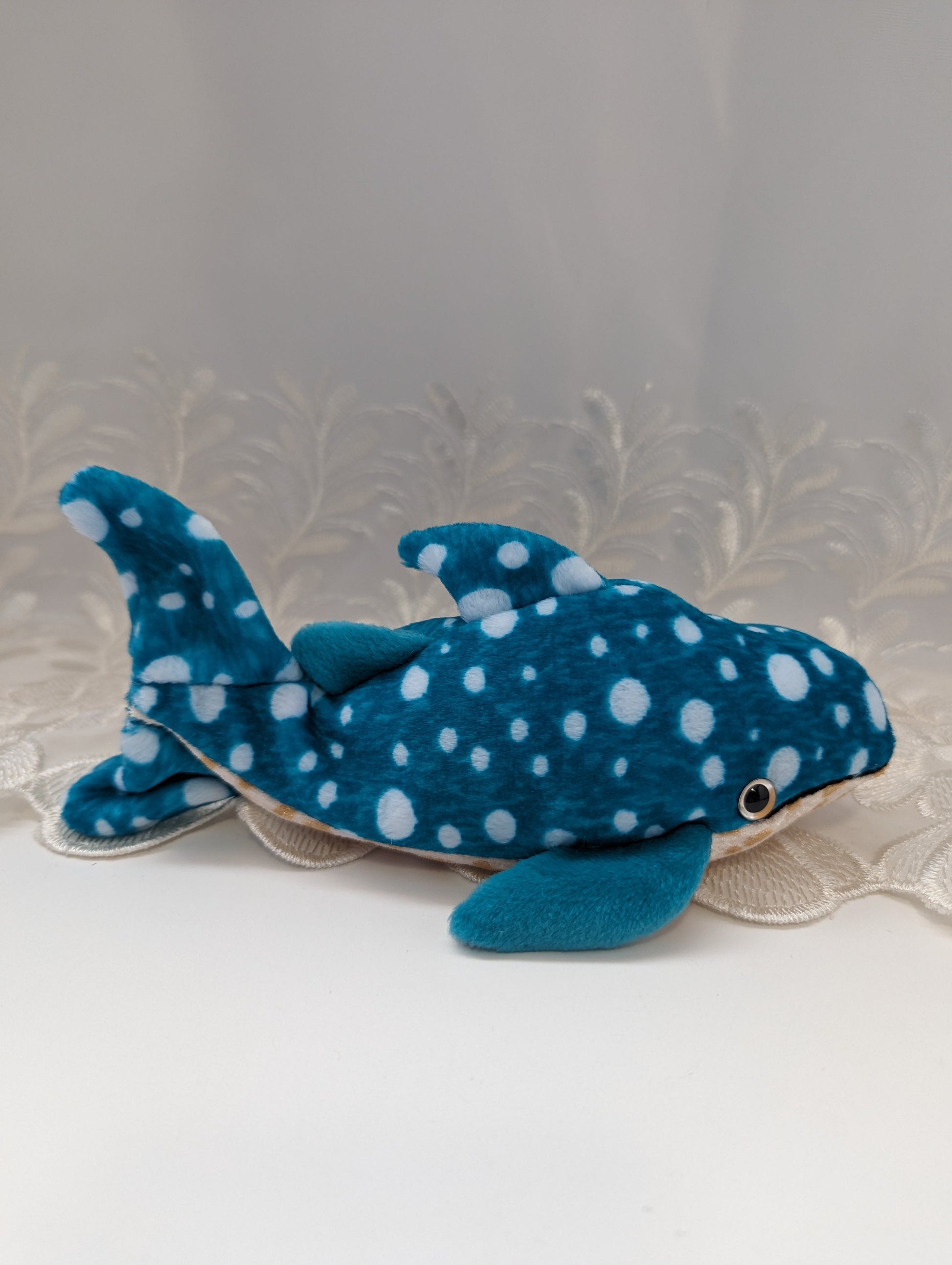 Ty Beanie Baby - Poseidon The Whale Shark (7in) - Vintage Beanies Canada