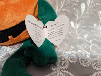 Ty Beanie Baby - Pumpkin The Pumpkin (4in) - Vintage Beanies Canada