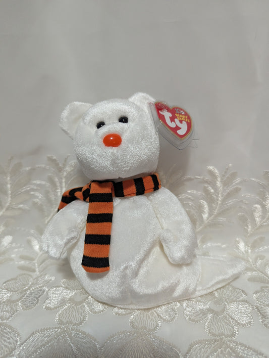Ty Beanie Baby - Quivers The Halloween Ghost Bear (6in) - Vintage Beanies Canada